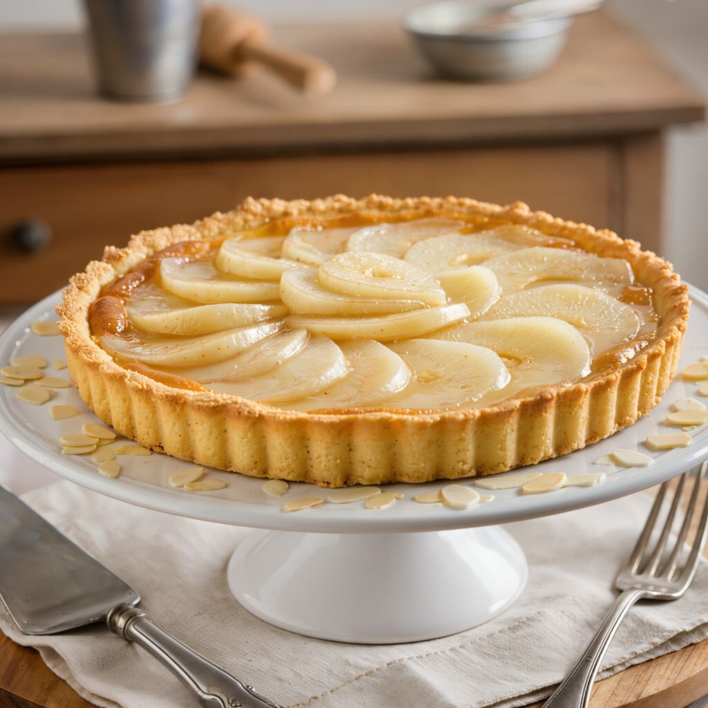 Tarte Poire Amandine